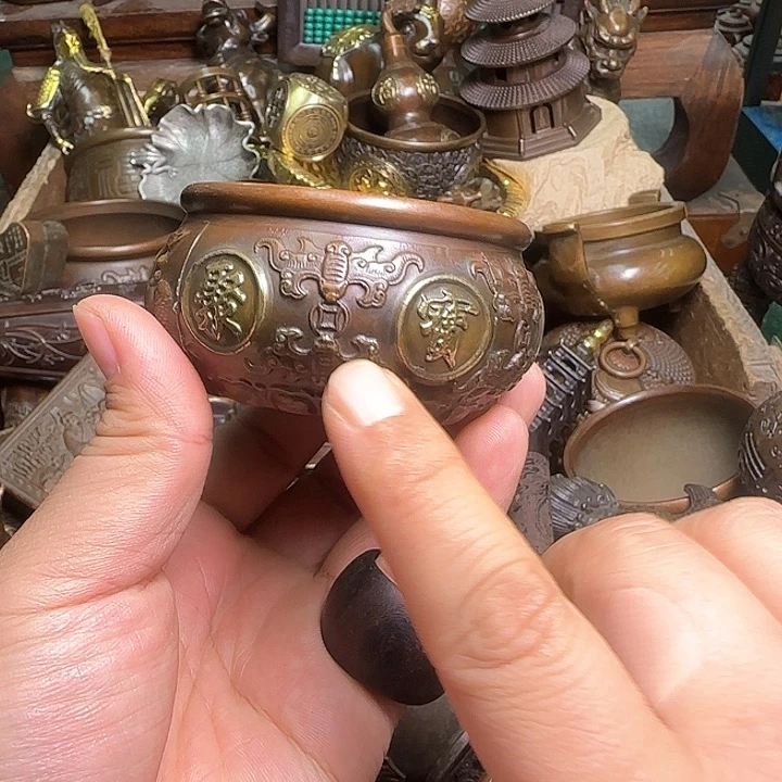 铜器办公室茶室摆件