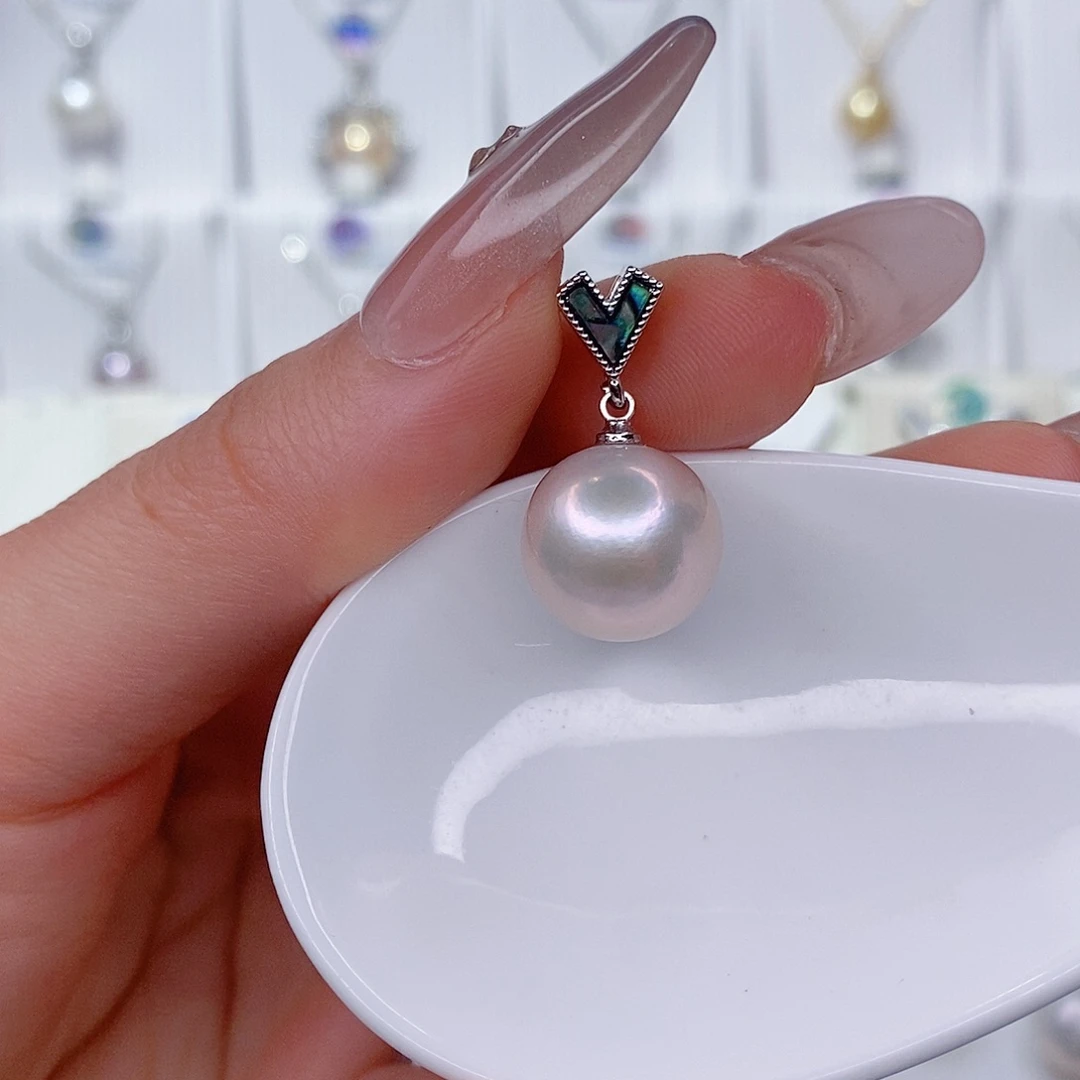 淡水珍珠未镶嵌吊坠(赠链)