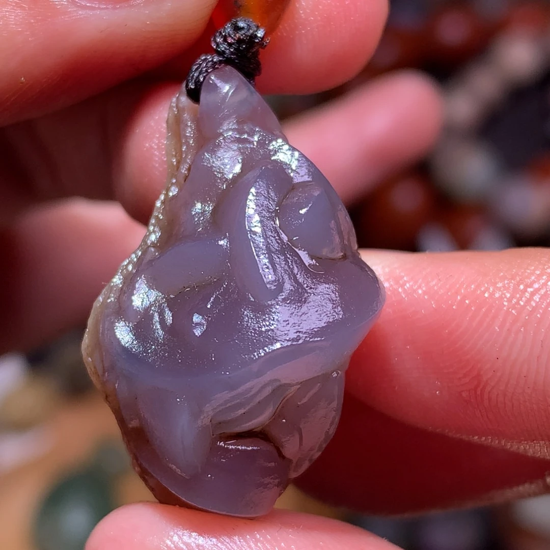 未镶嵌玛瑙/玉髓珠宝半成品