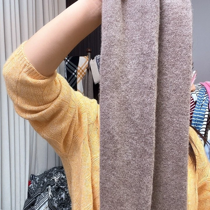 山羊绒驼色长袜子8888888