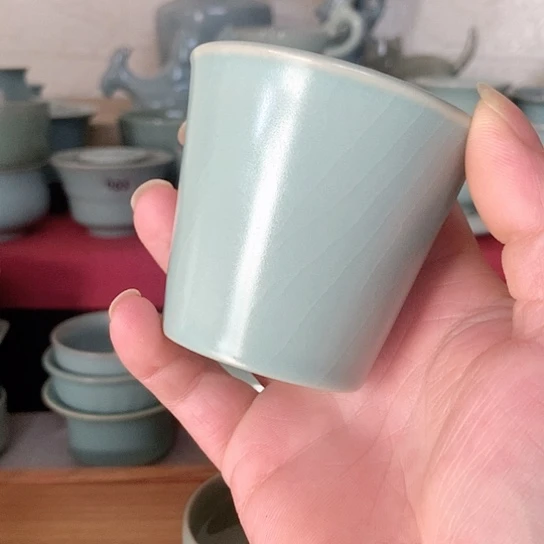 原产地汝瓷，小可乐杯