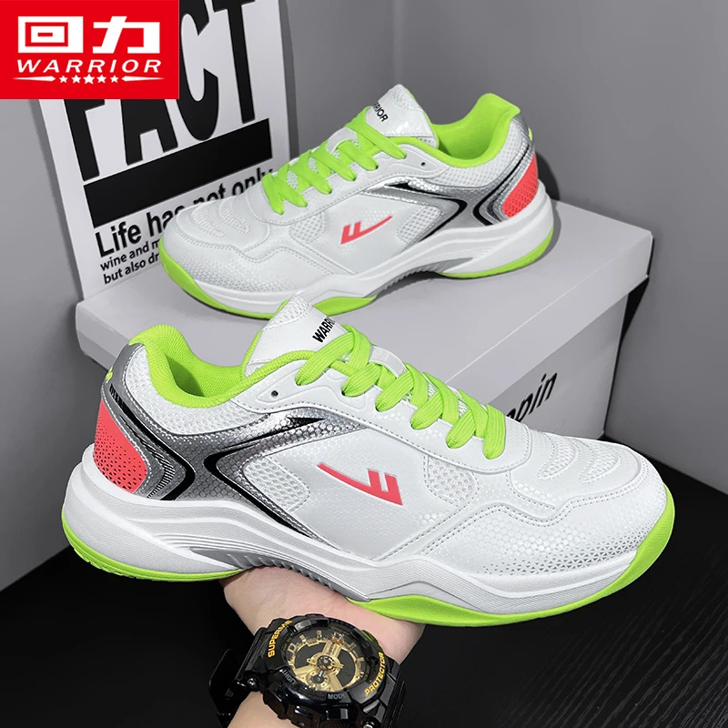 回力男鞋运动鞋男2025新款夏季厚底网面透气跑步鞋羽毛球网球鞋子