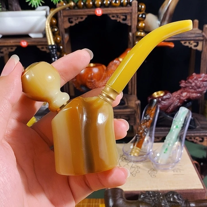 高端定制金丝楠烟嘴