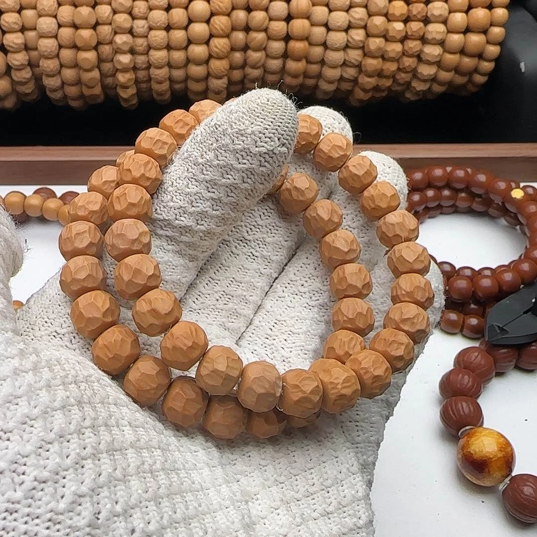 猴头核桃手串黑金无相