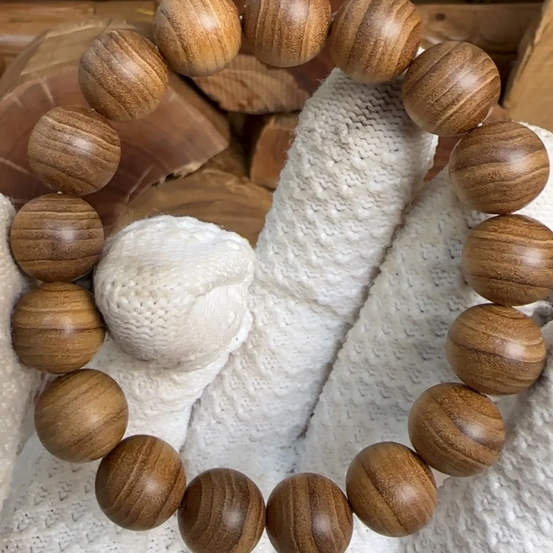 檀香木其他四剖料12圆珠虎皮纹