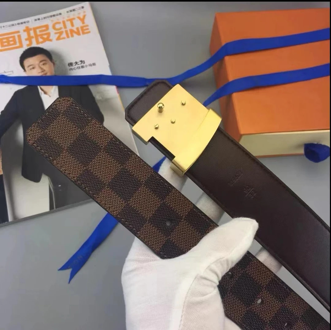 1号指定链接4.0男士真皮商务皮带纯钢平滑扣休闲裤腰带