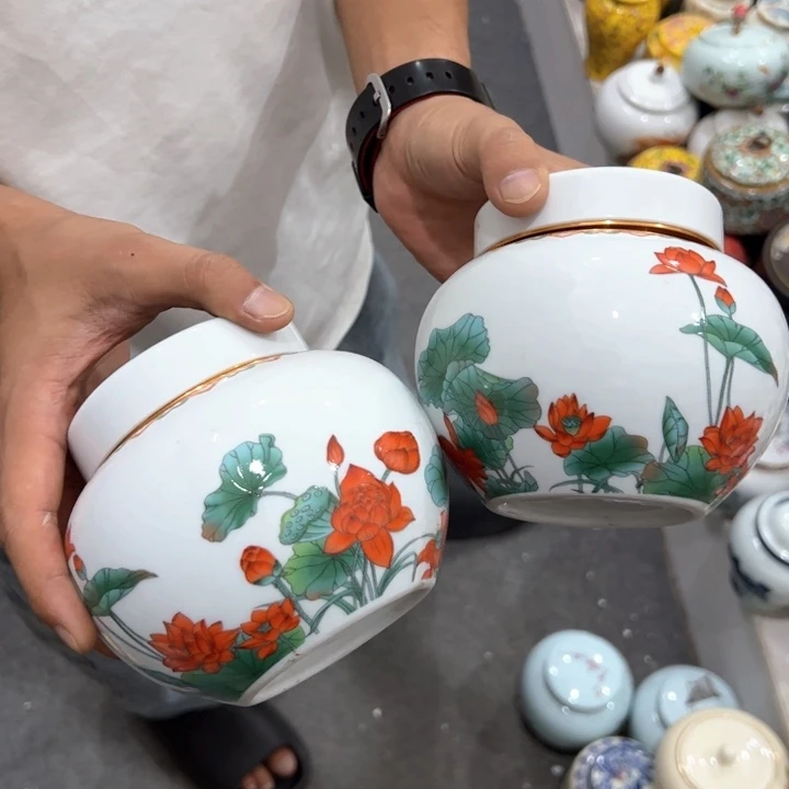 瑕疵福利品陶瓷茶叶罐