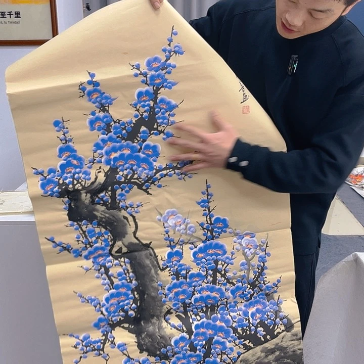 国画纯手绘字画宣纸