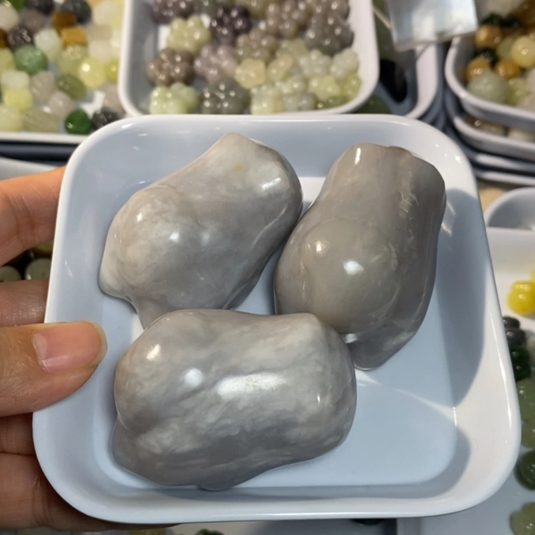 和田玉未镶嵌手链微瑕发一