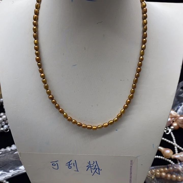 淡水珍珠合金颈饰