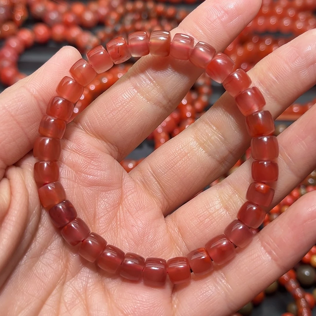 南红玛瑙手链未镶嵌