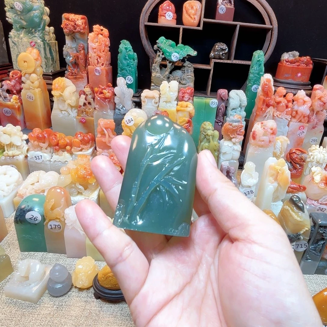 寿山石其他竹节丹东