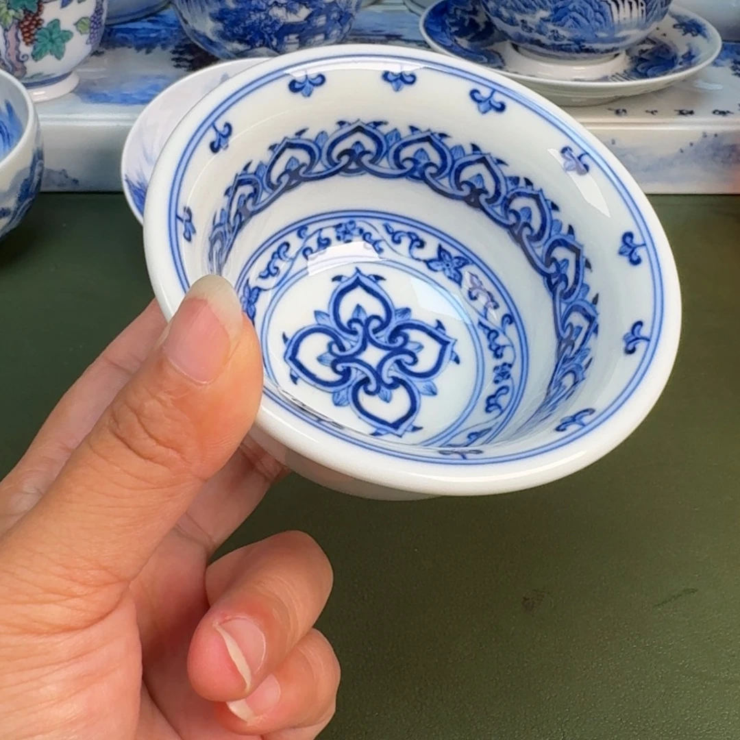 景德镇纯手绘茶具圆圆284