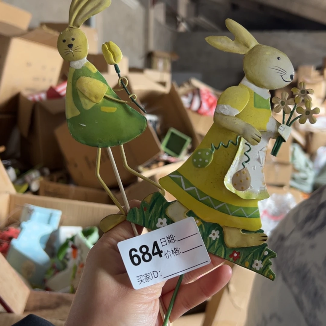 木默认微瑕微脏！外贸样品挂件摆件684