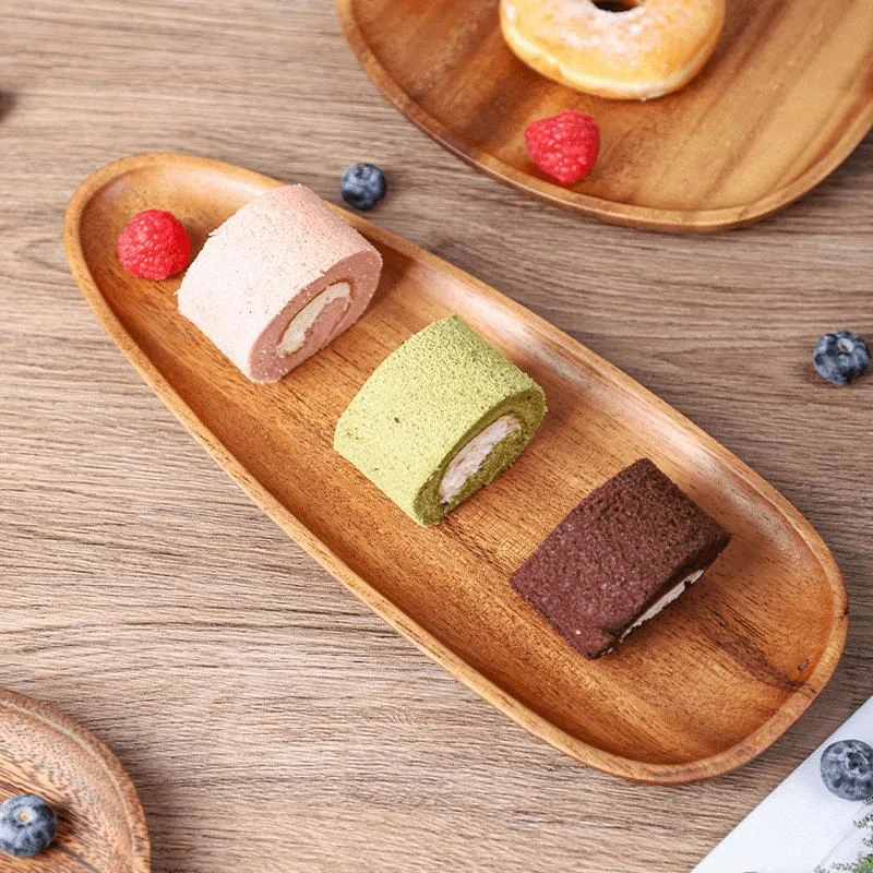 实木整板茶果盘 创意中式瓜子盘 点心盘 水果盘 HP-08