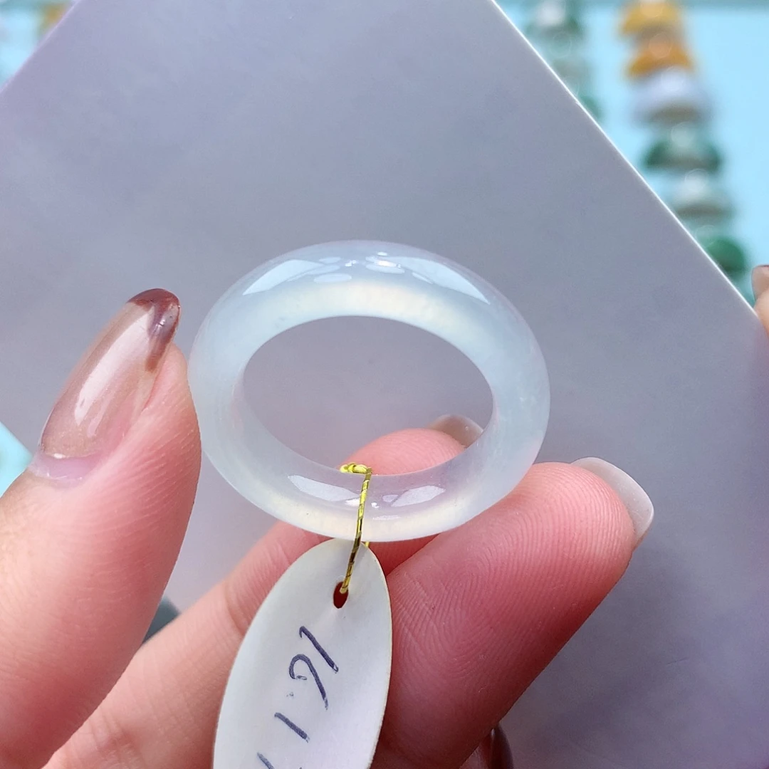 未镶嵌戒指翡翠1617圈