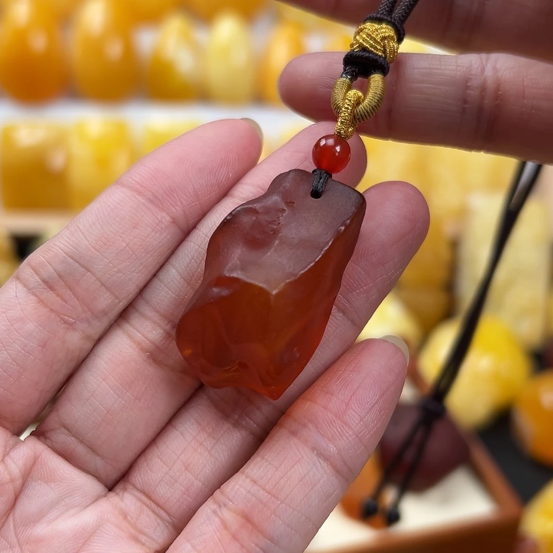 蜜蜡颈饰未镶嵌蜜蜡