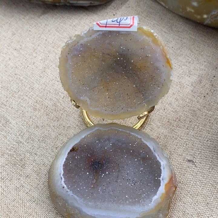 紫晶珠宝半成品未镶嵌