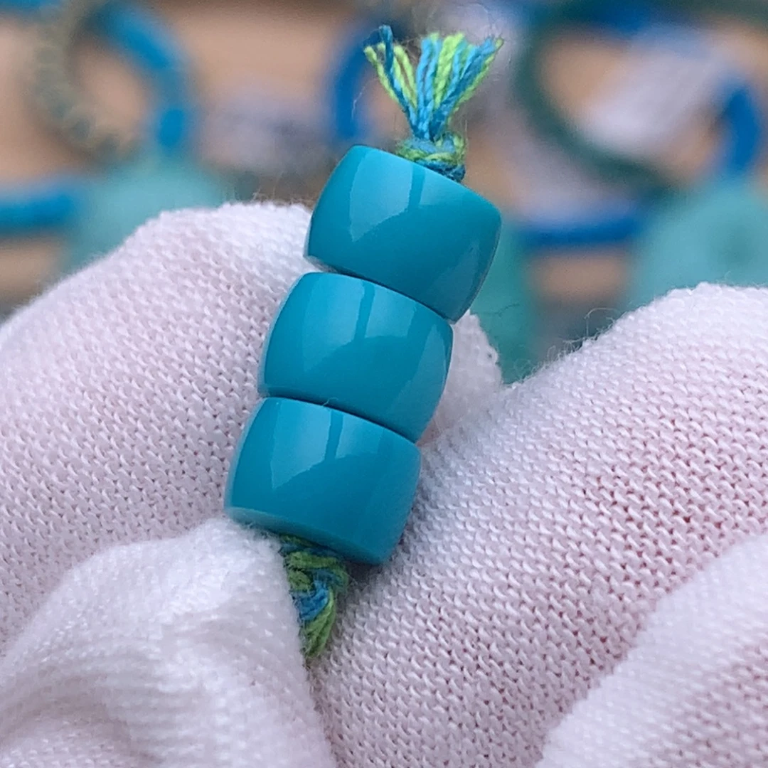 绿松石未镶嵌珠宝奇石7mm