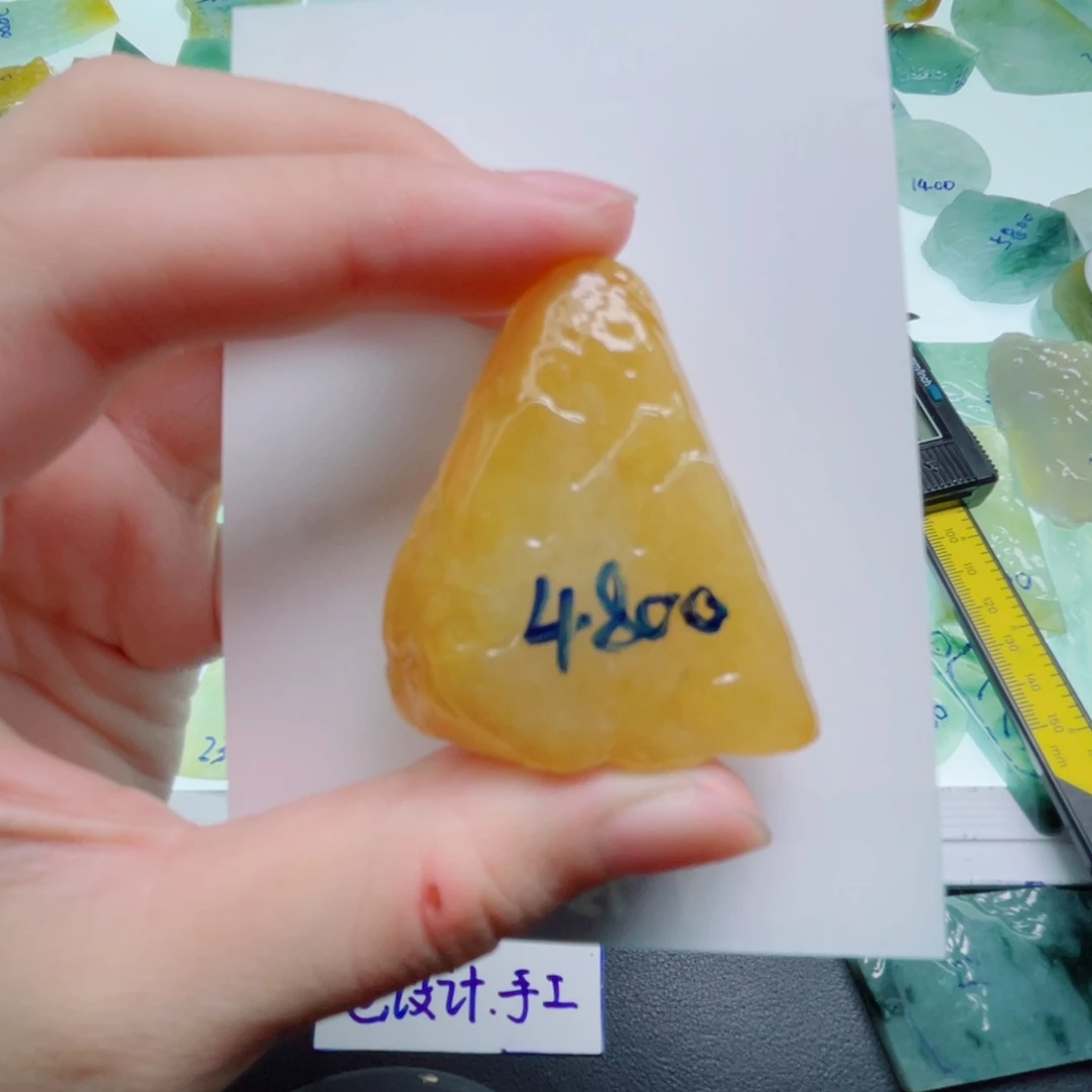 未镶嵌定制翡翠包工可做满黄佛公