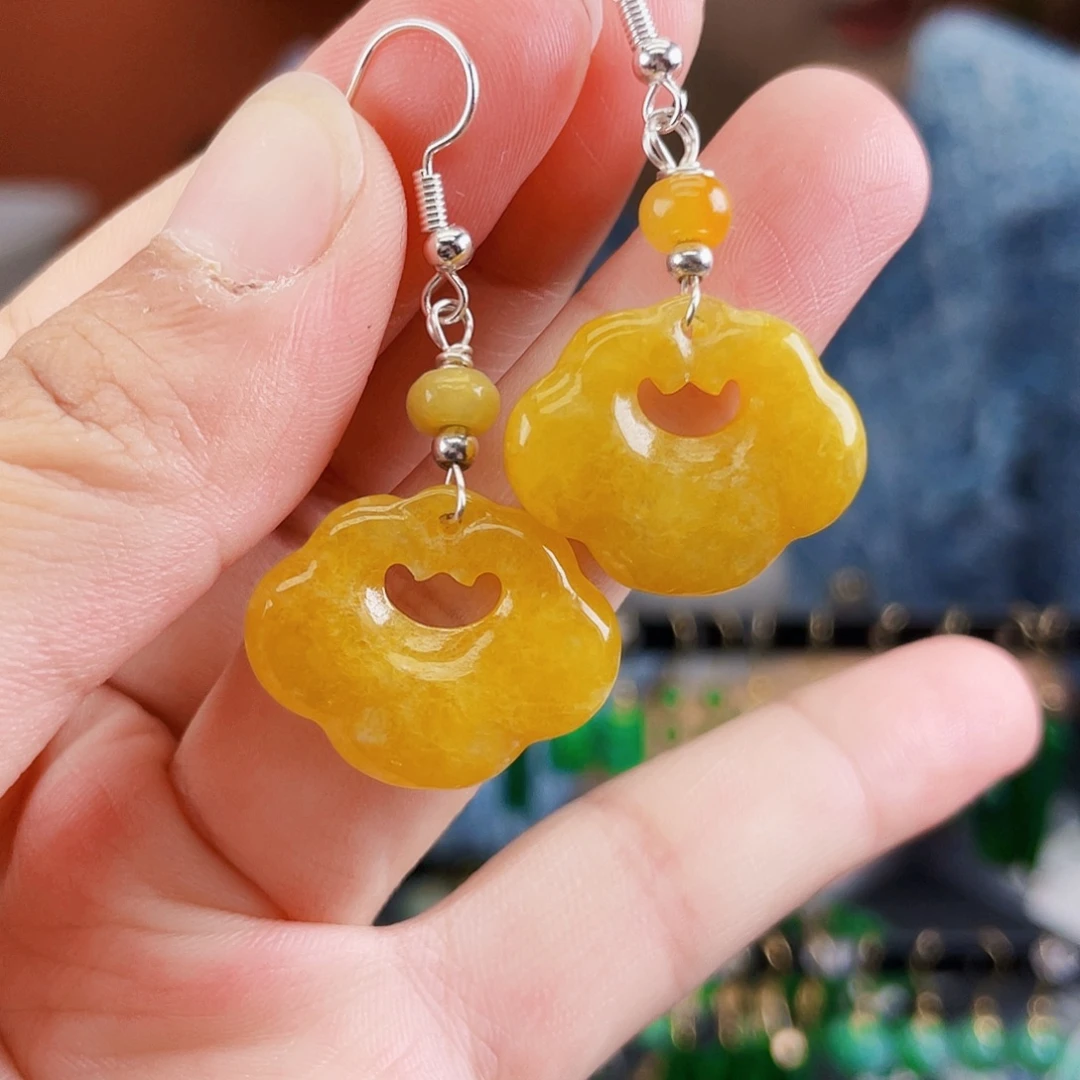 未镶嵌翡翠耳饰饰品