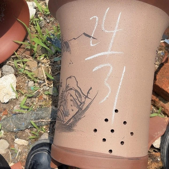 紫泥花盆紫砂花盆