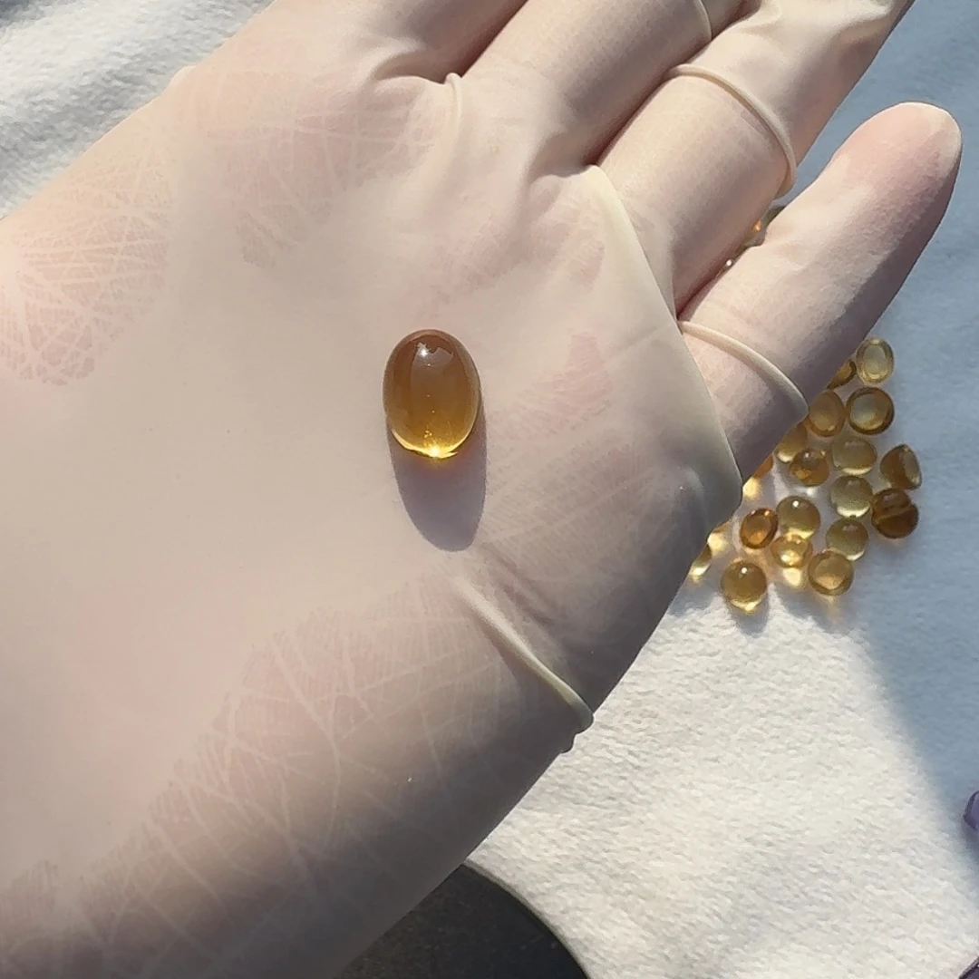 蜡***桃颈饰水晶未镶嵌定制