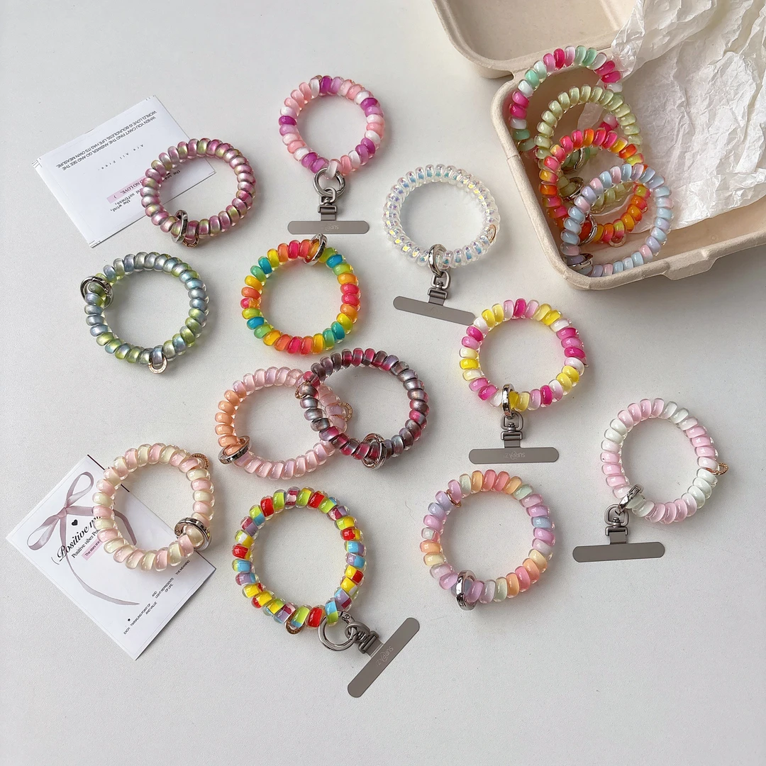 SURPAZI品牌正品【电话线挂绳】手机链防丢挂绳挂饰女款ins通用短款