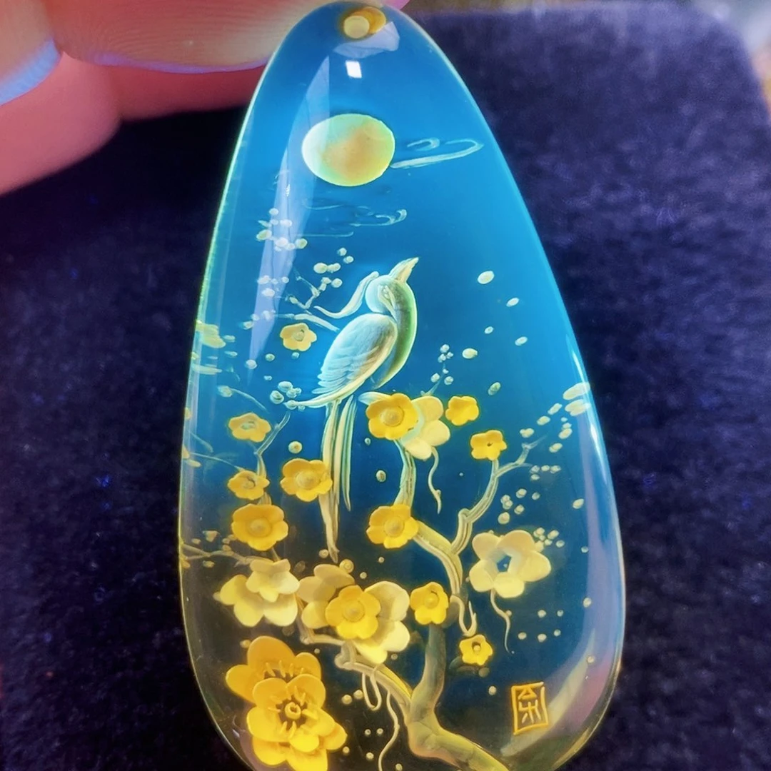 【闪购商品】金珀吊坠(不含链)未镶嵌