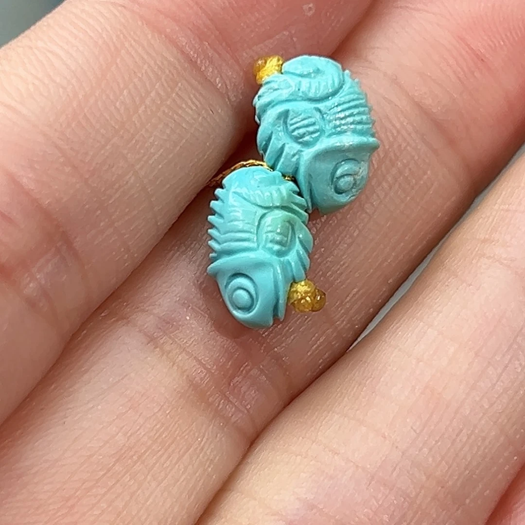 绿松石珠宝奇石未镶嵌