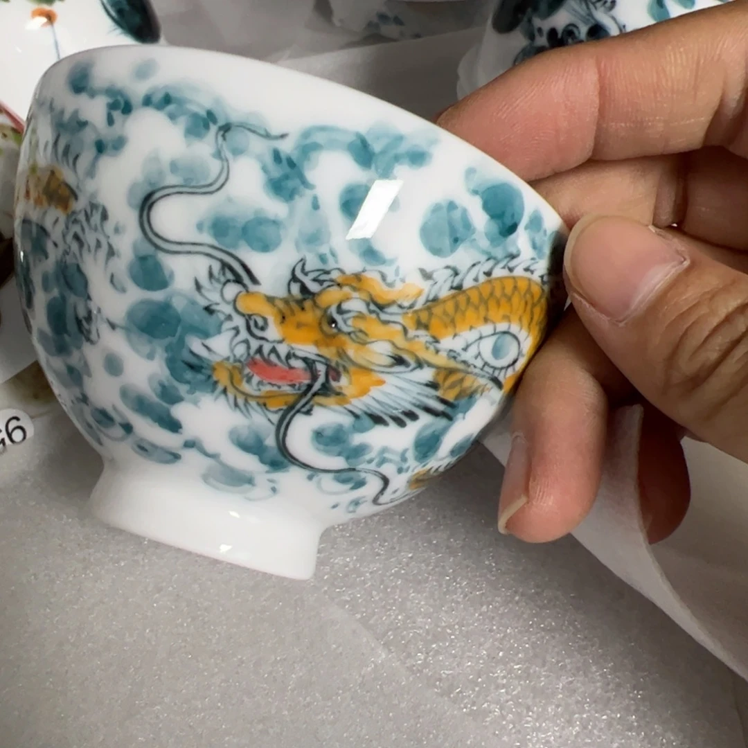 陶瓷景德镇纯手工纯手绘茶具木木