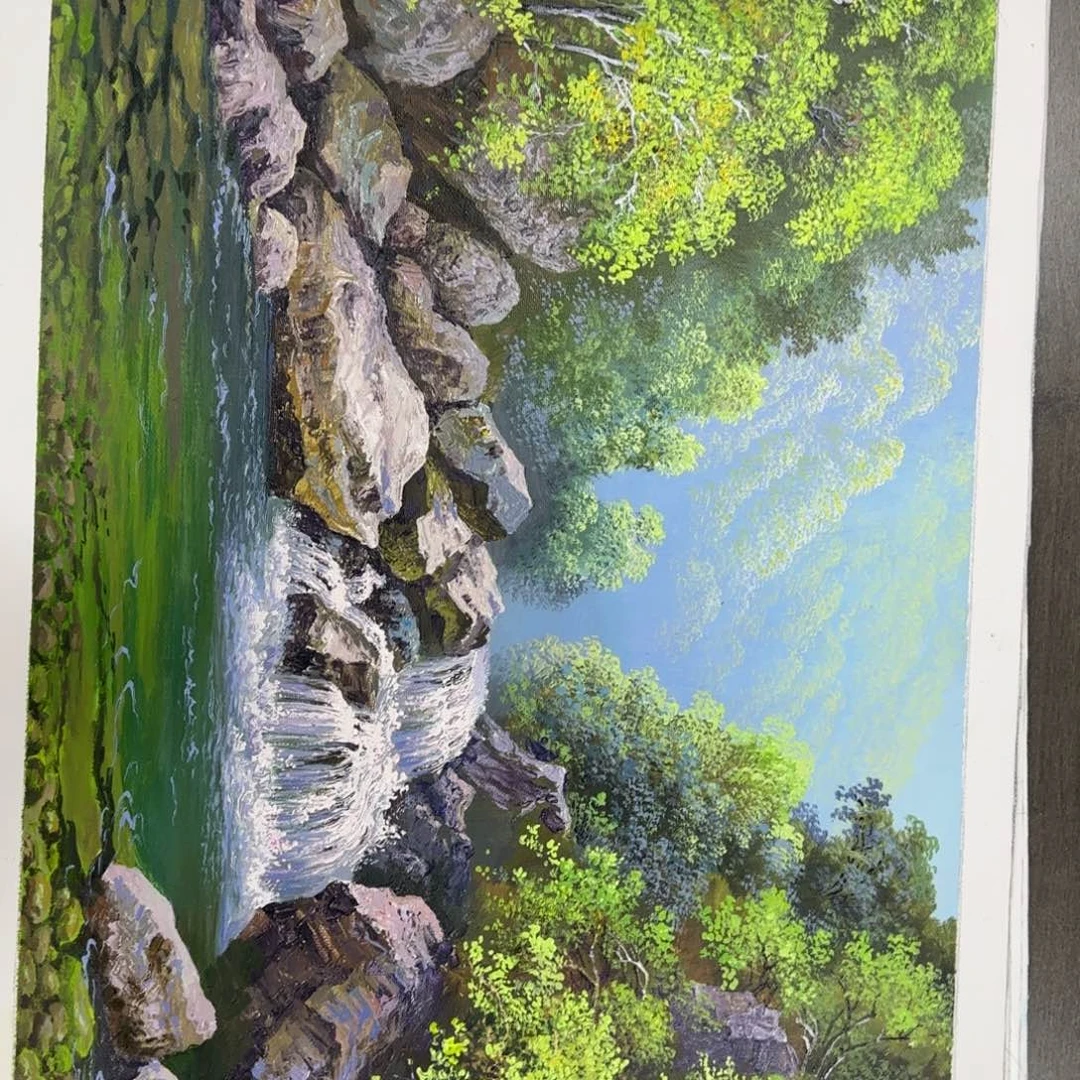 油画加点什么东西可以