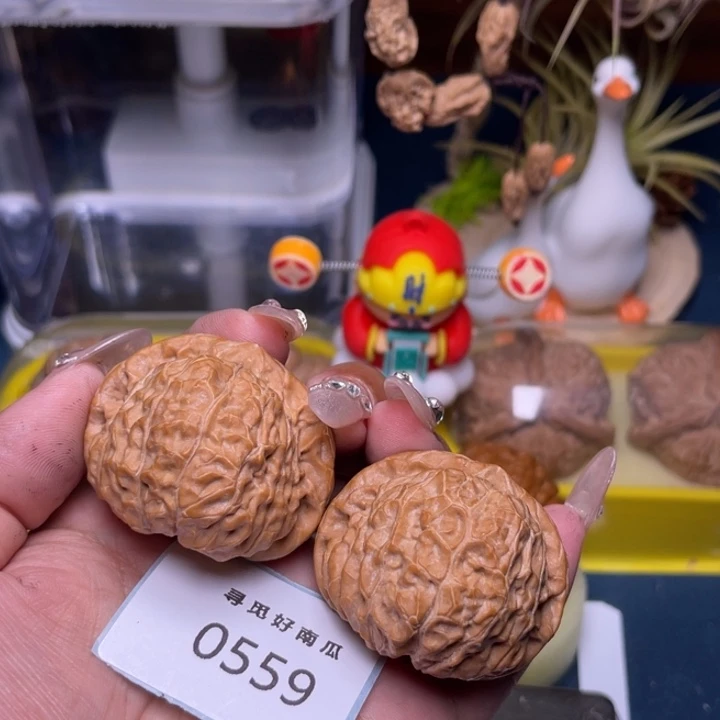 *****文玩核桃把件南瓜墩43-0559