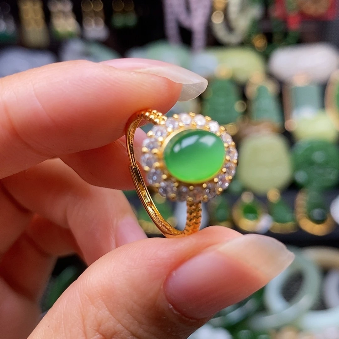 和田玉银S925镶嵌颈饰