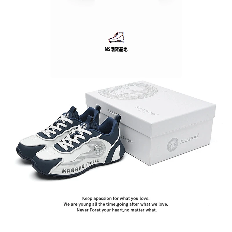 UNO情侣轻奢休闲时尚百搭春秋季减震软底运动休闲鞋男士潮流网面