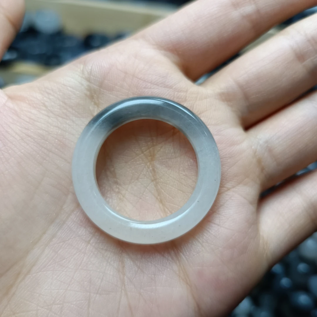 【XW】戈壁青花精美意境卡串把件摆件