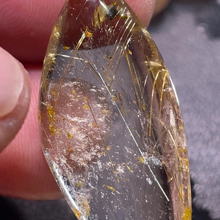 清***晨发晶颈饰未镶嵌钛