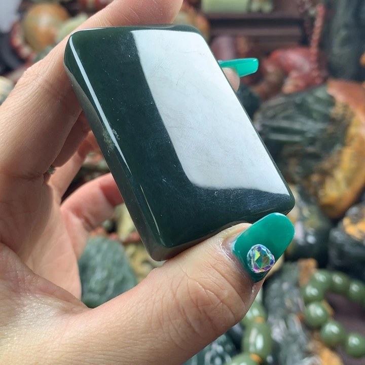 岫岩河磨玉（透闪石质玉）把件未镶嵌