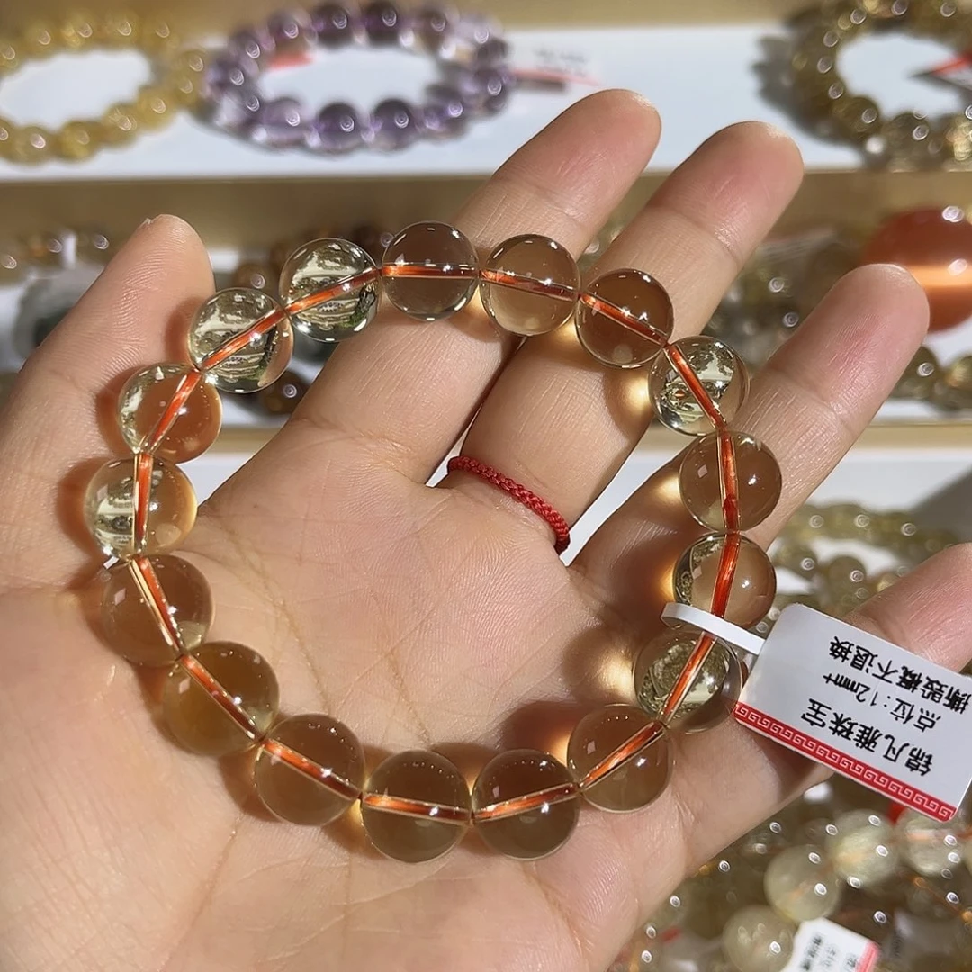 水晶手链未镶嵌晶莹剔透