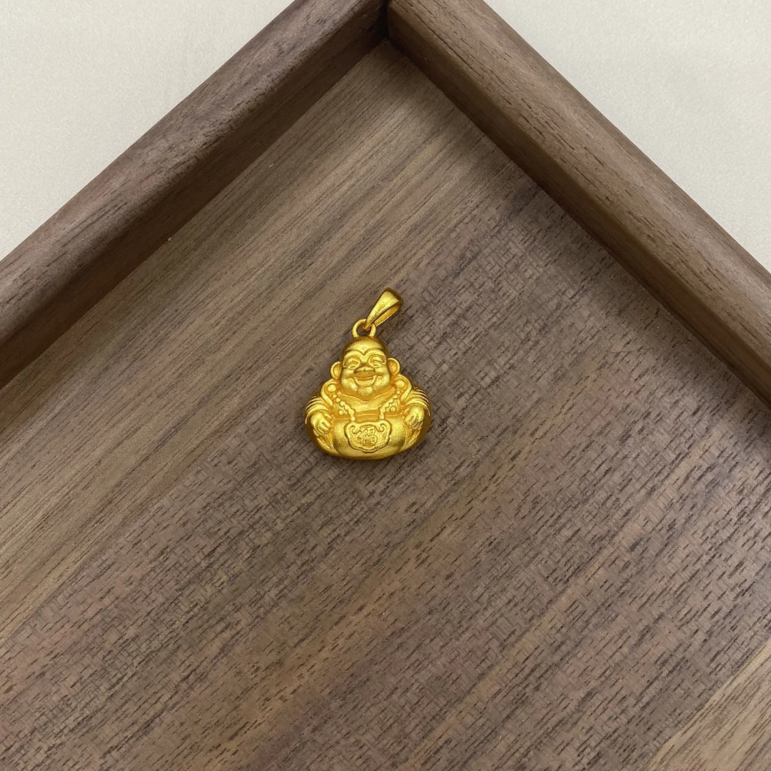 小弥勒佛来福吊坠A206