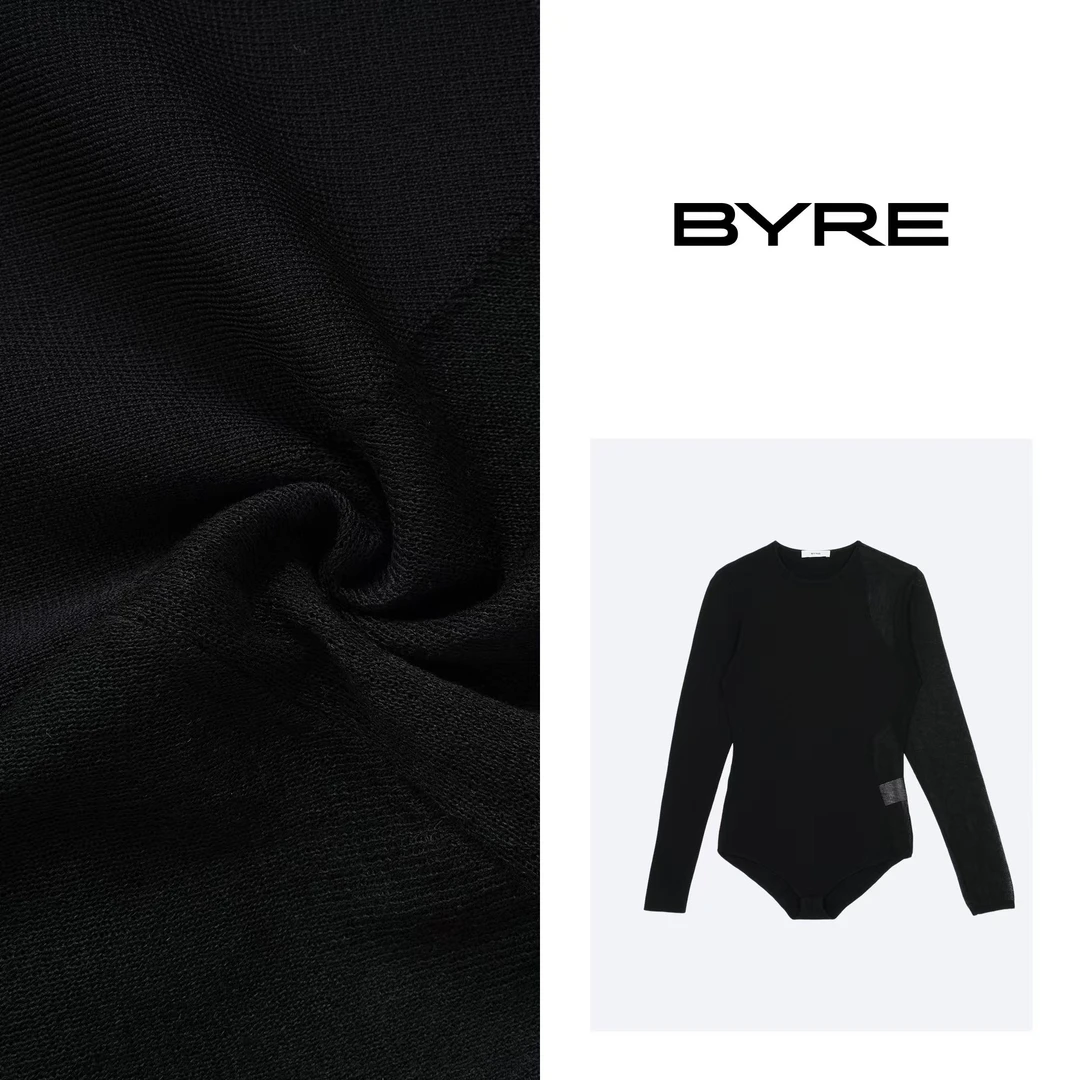 BY522 长袖连体打底【冷水手洗】