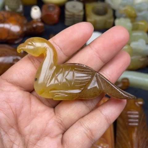 未镶嵌蛇纹石玉颈饰103