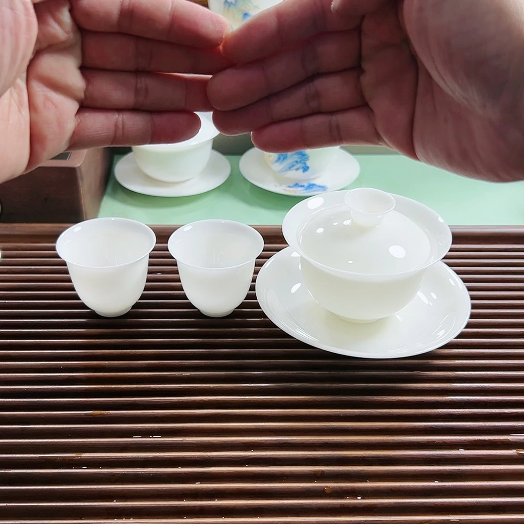 10号平步青云盖碗➕2个9号同款杯子