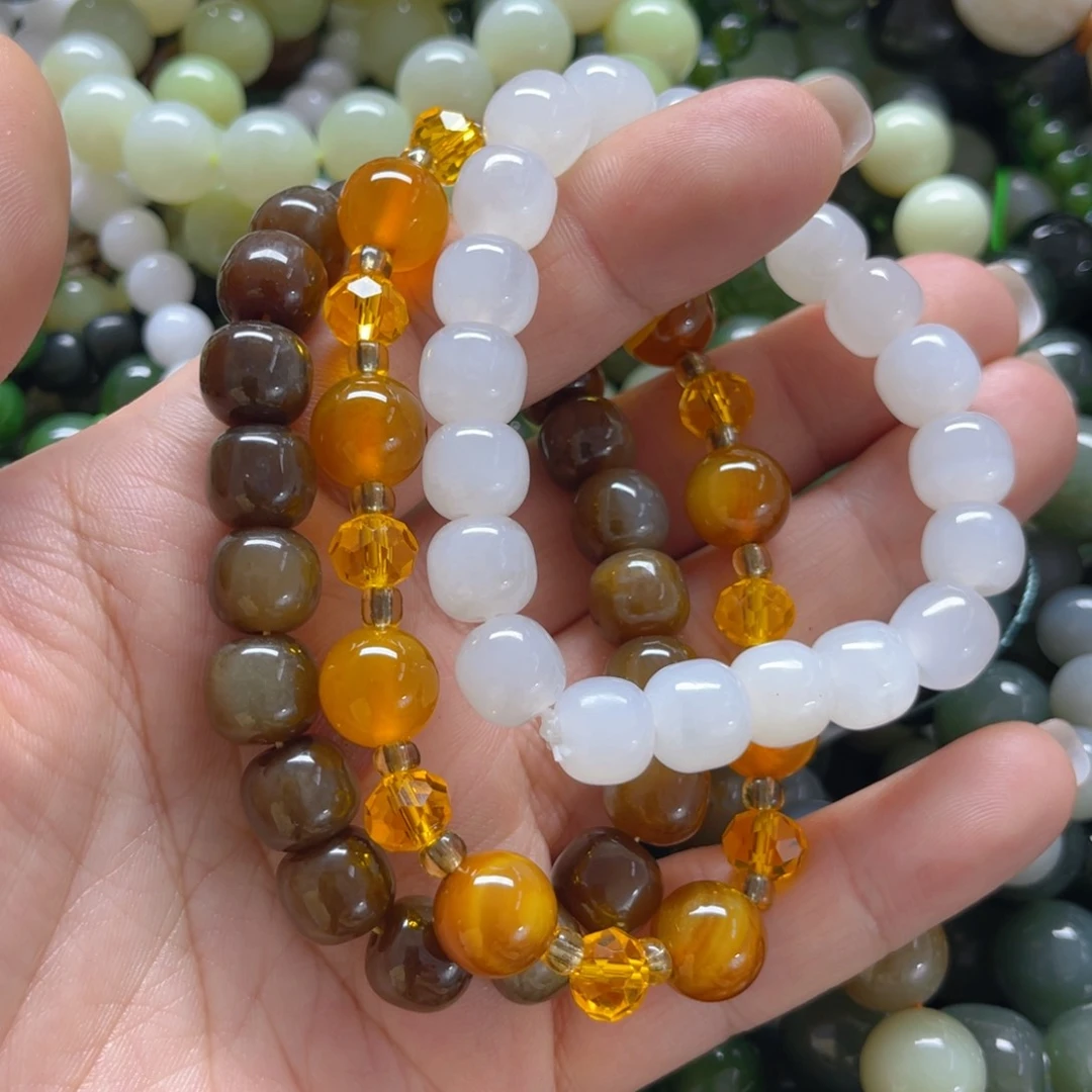 和田玉手链未镶嵌