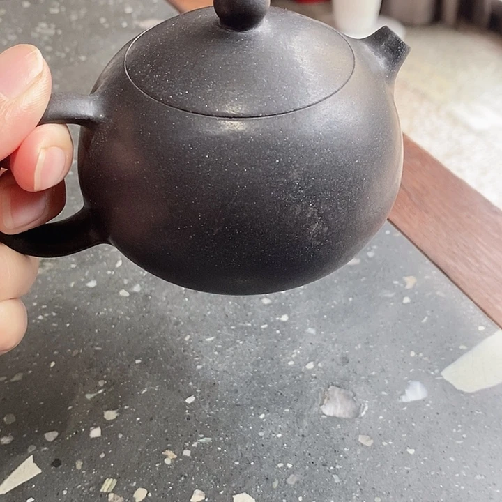 冰碛岩石雕茶壶西施壶