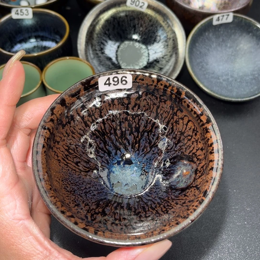 茶盏496 建盏单盏放大漏…………
