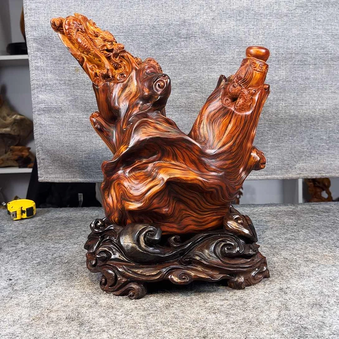柏木（崖柏）春****。精品摆件脑纹虎皮收藏品