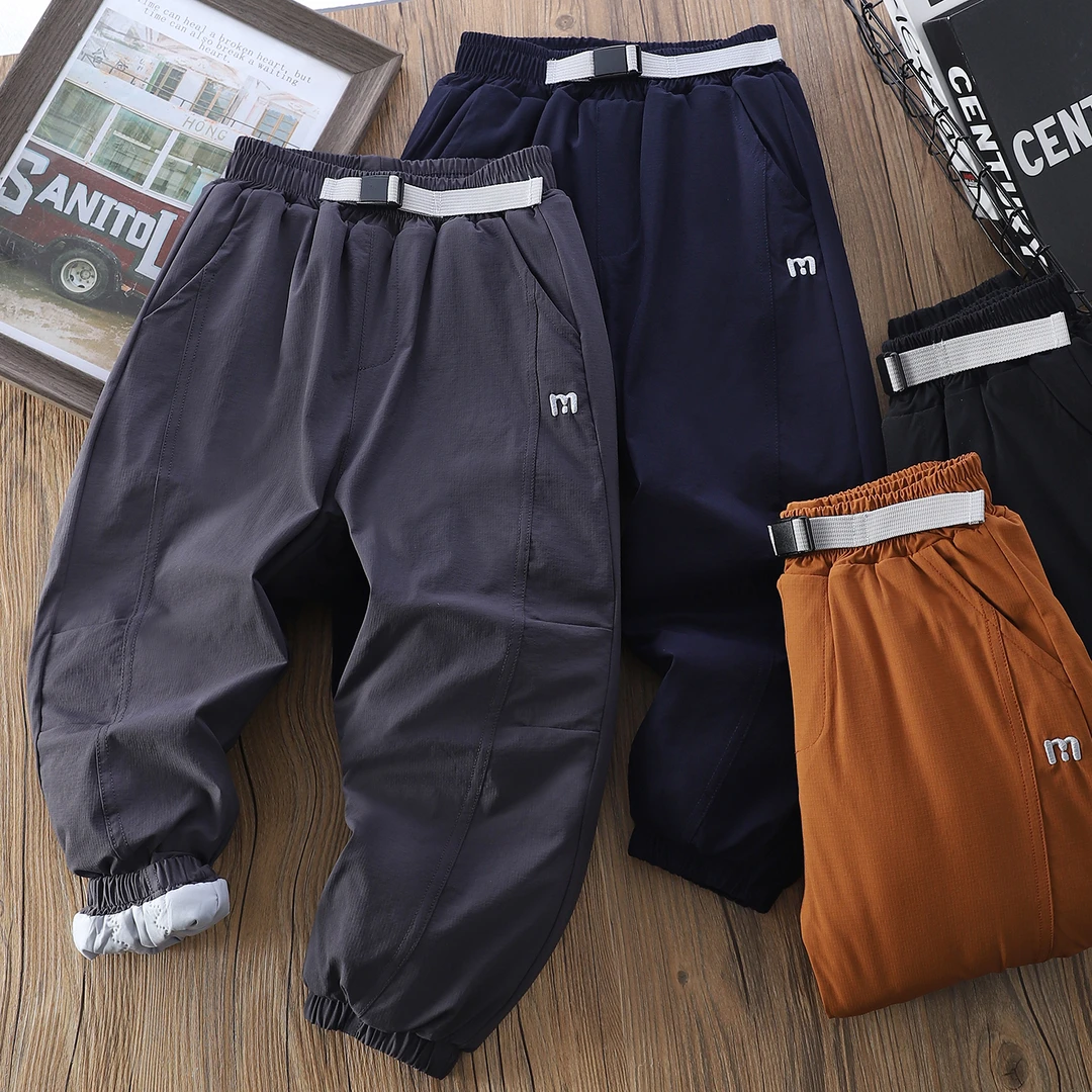 儿童棉裤（大豆棉轻软棉裤）男童冬季夹棉户外运动棉裤