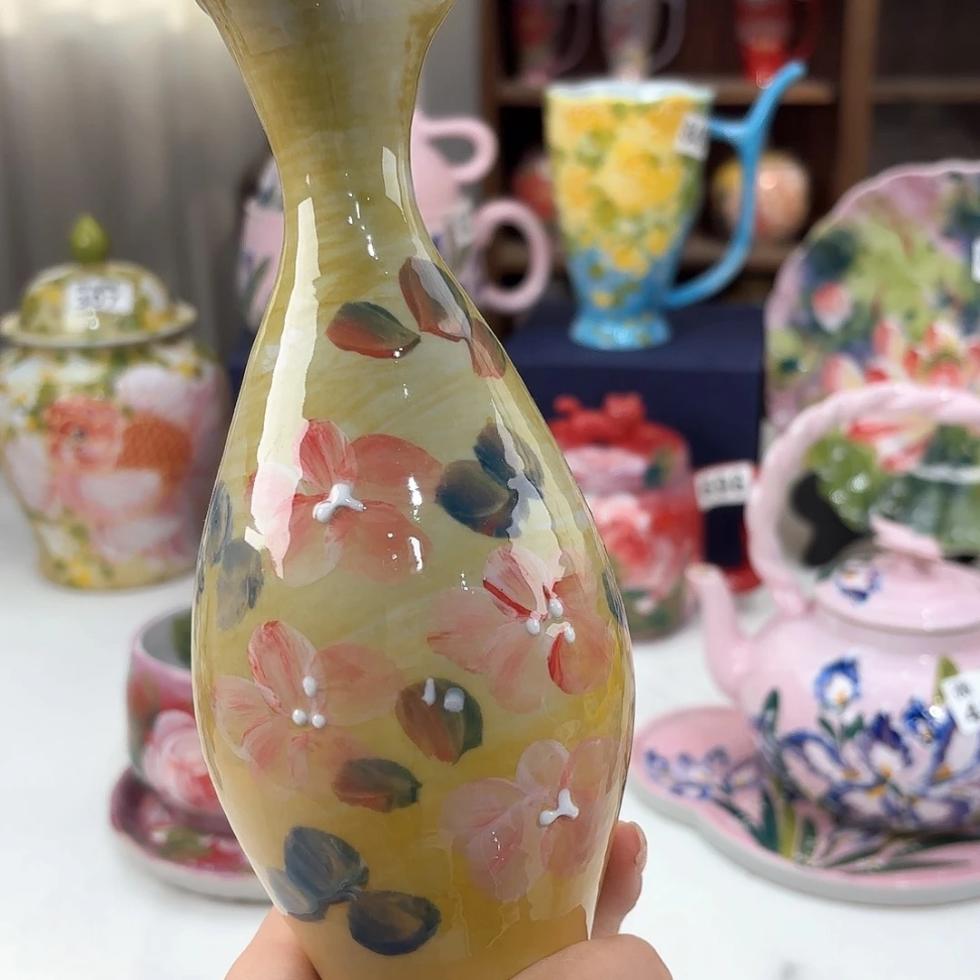 景德镇手绘高温釉下彩陶瓷茶具