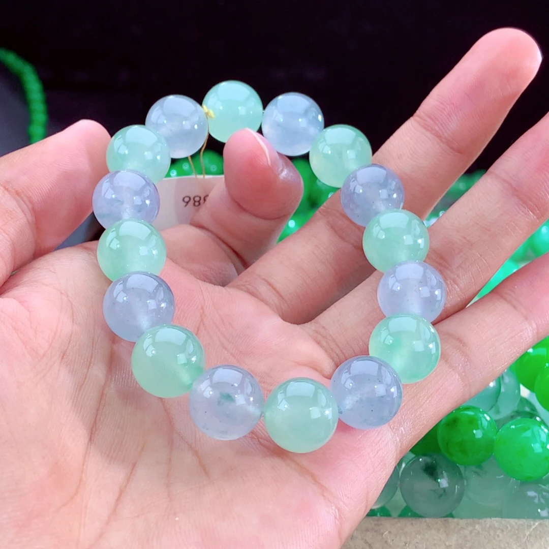 未镶嵌手串翡翠天然缅甸